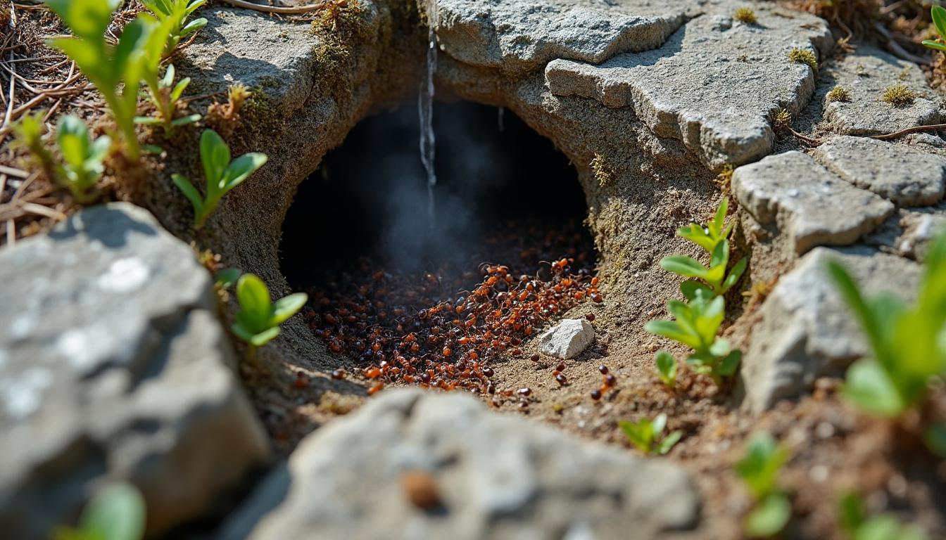 découvrez des méthodes efficaces et sécurisées pour détruire un nid de fourmis difficilement accessible, afin d'éliminer ces insectes sans risques ni dégâts.