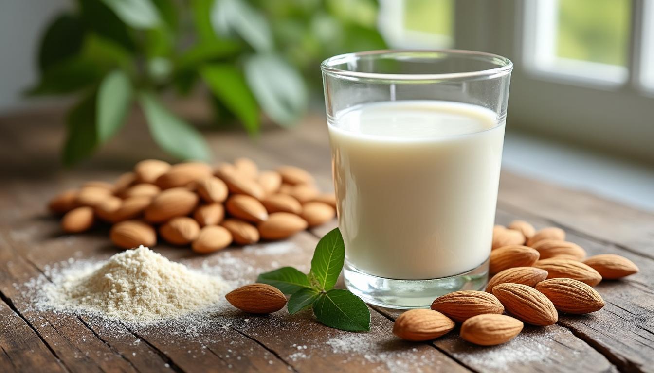 Lait d’amande : bienfaits pour la santé, nutriments et usages