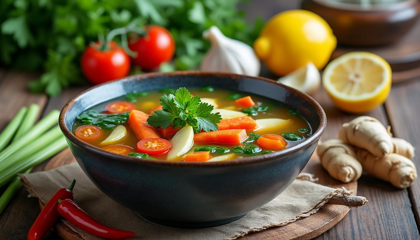 La soupe brûle-graisse perdre 7 kg en 10 jours naturellement