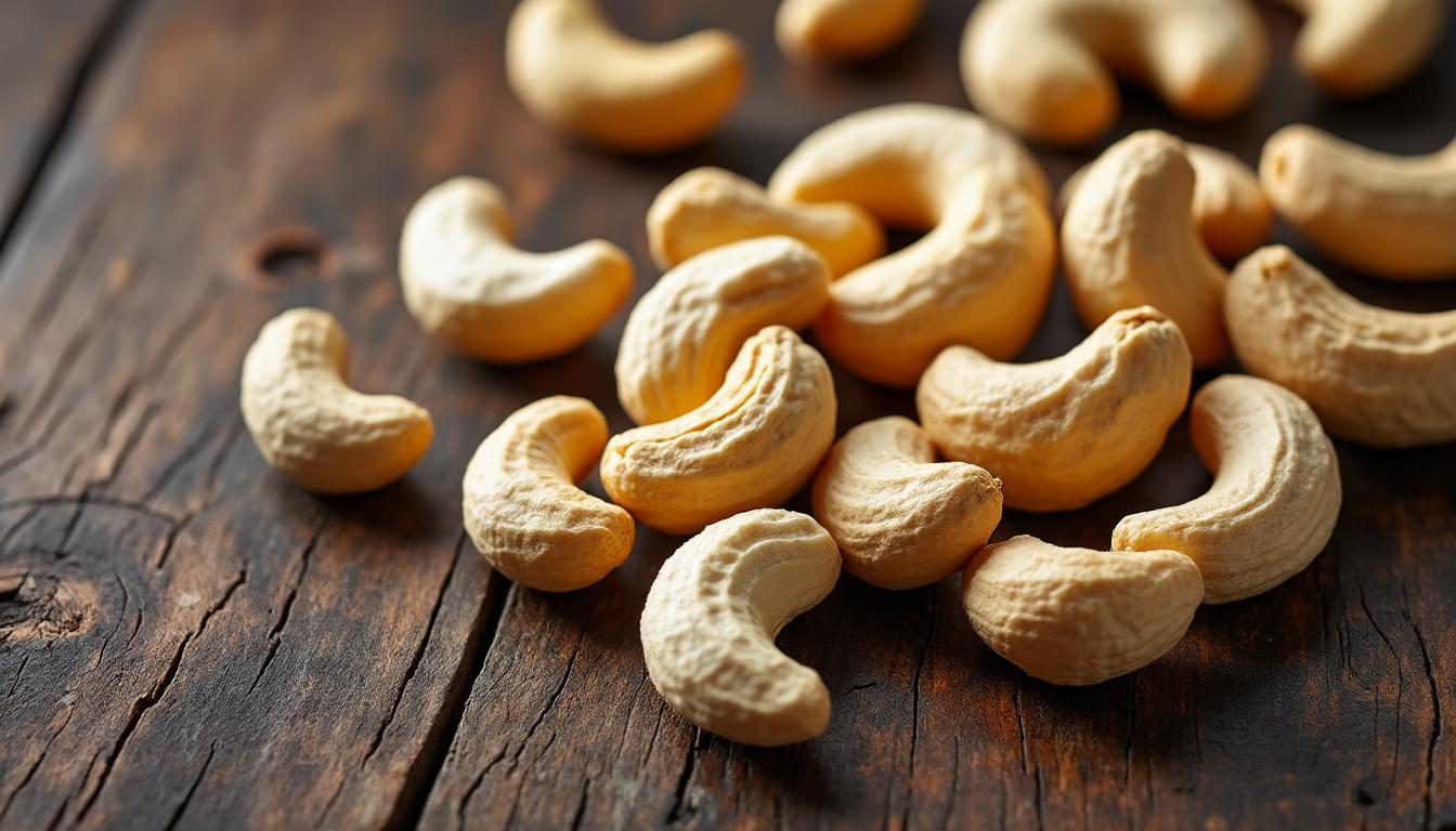 Noix de cajou bienfaits : nutriments, fibres et effets sur la santé