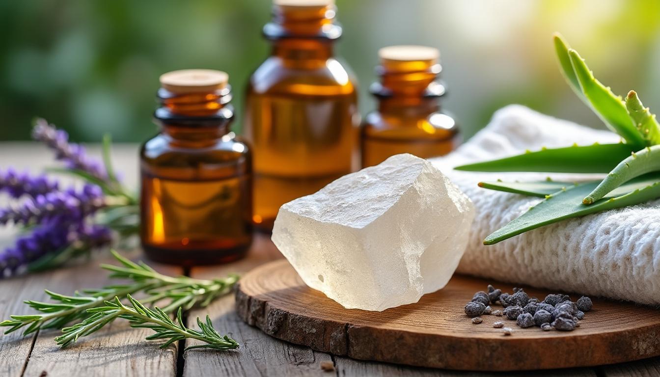 Pierre d’alun : usages traditionnels et bienfaits pour la peau et les soins quotidiens
