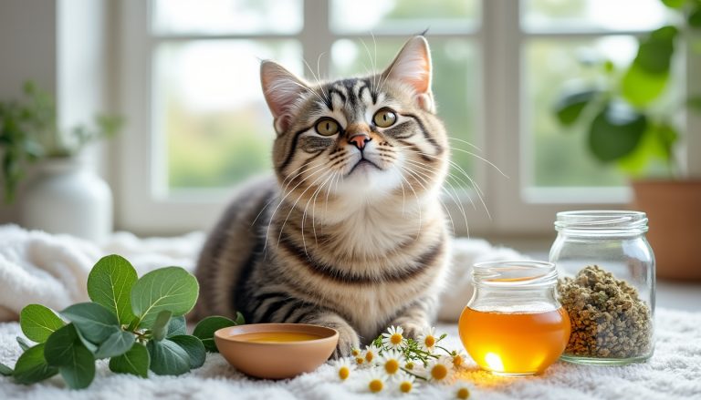 découvrez des remèdes naturels efficaces pour soulager la toux de votre chat et améliorer son confort respiratoire au quotidien.